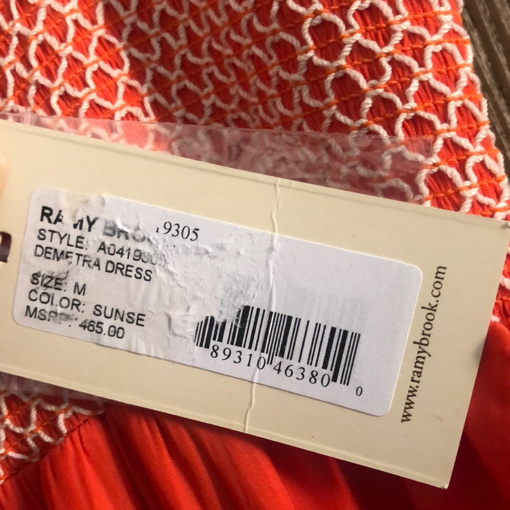 RAMY BROOK Demetra Smocked Maxi Dress M NWT - Picture 12 of 12